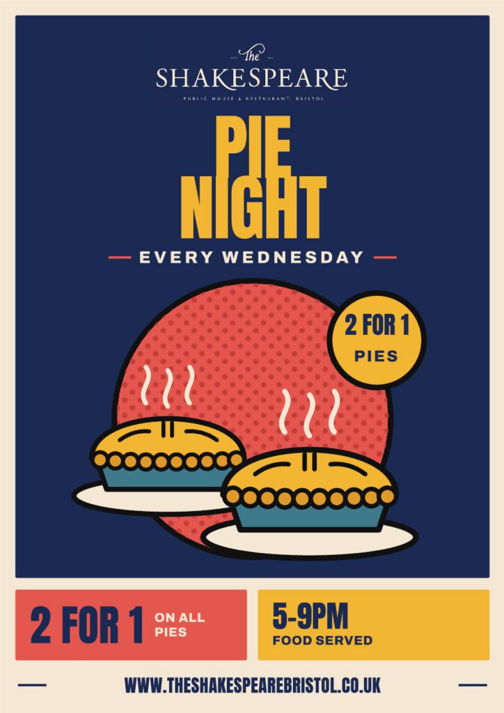 Pie night poster