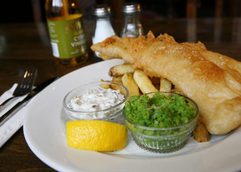 Fish and chips in Redland, Bristol